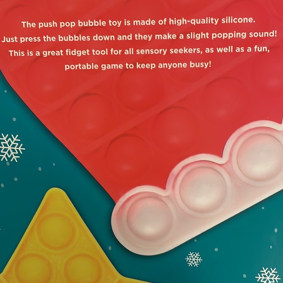 NEW Push Pop Bubble Items - Star and Mitten - Picture 4 of 4